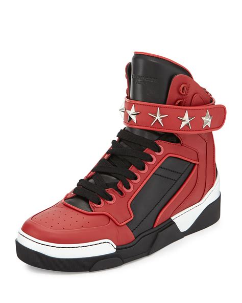 givenchy high tops red|givenchy tops for women.